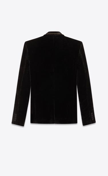 gold galon velvet jacket